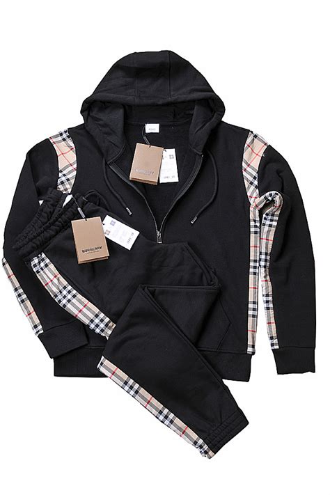 men's burberry tracksuit|burberry brit men's flannel melange.